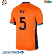 Maglie da calcio Olanda Nathan Ake #5 Prima Maglia Europei 2024 Manica Corta